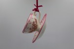 TEA CUP WHITE & PINK