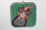 CHICKEN W/ GLASSES