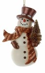 MR.SNOWMAN W DARK BRONZE HAT