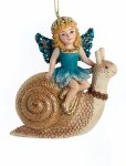 GIRL FAIRY RIDING SNAIL