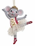 MOUSE GOLD BALLERINA