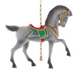 GRAY CAROUSEL HORSE