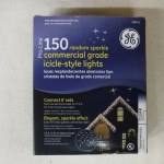 150 ICICLE LIGHTS CLER RANDOM SPARKLE