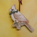 FLAT WOODEN CARDINAL