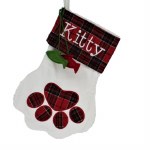 KITTY PAW PRINT STOCKING