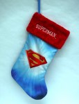 SUPERMAN STOCKING WITH LOGO