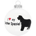 I LOVE MYU COCKER SPANIEL GLASS BALL