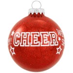 RED CHEER BALL GLASS