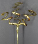 GOLD CURLY PICK