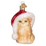 SANTA'S KITTEN OLD WORLD