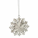 LARGE METAL SNOWFLAKE