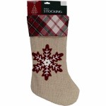 SNOWFLAKE STOCKING