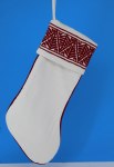 RED WHITE STOCKING