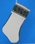 GREEN WHITE STOCKING