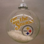 STEELERS GLASS BALL