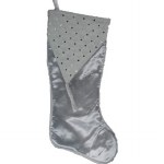 WHITE SEQUINED STOCKING