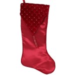 RED SEQUINED STOCKING