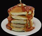 PANCAKE ON PLATE