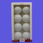 WHITE SHINY 8 PK