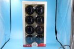 BLACK SHINY GLASS BALLS