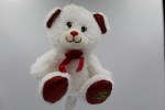 WHITE RED BEAR