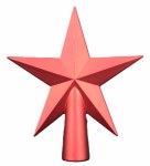 RED MATTE TREE TOPPER