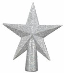 SILVER MINI STAR TREE TOPPER