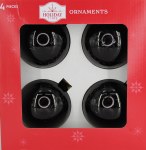 BLACK SNOWFLAKE 4 PK