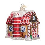 GINGERBREAD BARN OLD WORLD