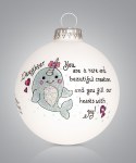 DAUGHTER NORWHAL GLASS BALL