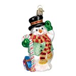 CANDY CANE SNOWMAN