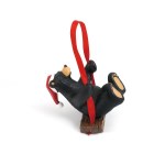 SANTA BEAR ON SWING