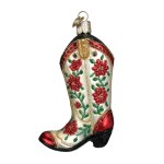 CHRISTMAS COWGIRL BOOT