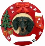 DACHSHUND BLACK, WREATH