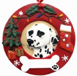 DALMATIAN IN WREATH