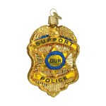 POLICE BADGE OLD WORLD