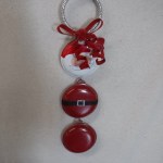 SANTA BELL 3 PART DANGLE