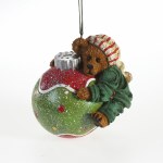 BOYDS BEAR ON CHRISTMAS BALL
