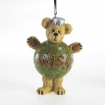 BOYDS BEAR WISH BEAR ON BALL