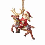 SANTA ON REINDEER