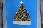 SILVER AND GOLD SEQUIN HAT