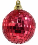RED DISCO BALL