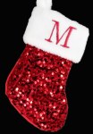 LETTER M MINI STOCKING