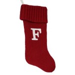 F KNIT MONOGRAM STOCKNG