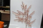 ROSE GOLD FERN BRANCH PICK