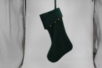 GREEN STOCKING W/ BELLS