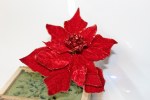 RED GLITTER POINTSETTIA