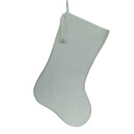 WHITE TEXTURED STOCKING