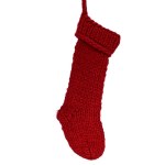 RED KNITTED STOCKING