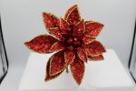 RED AND GOLD POINTSETTIA